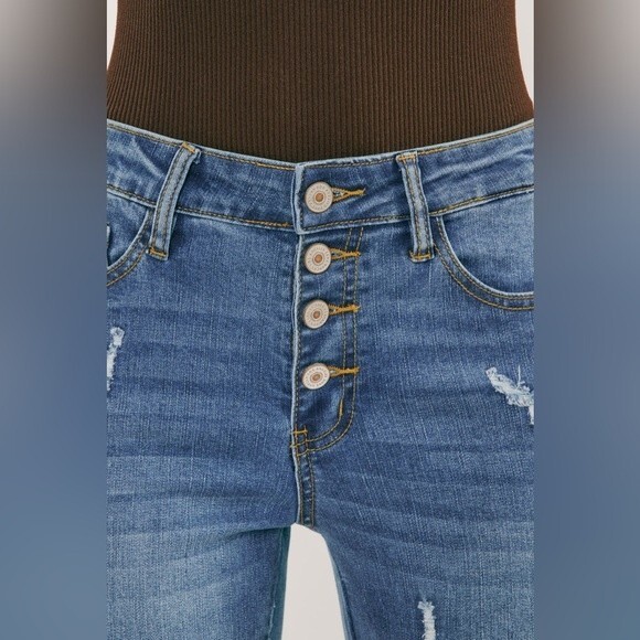 NWT ** KanCan Ellington High Rise Ankle Skinny Jeans Size 26 - Picture 5 of 14